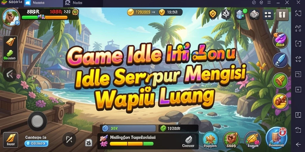 Screenshot gameplay 888R yang menunjukkan aksi Idle yang mengasyikkan.