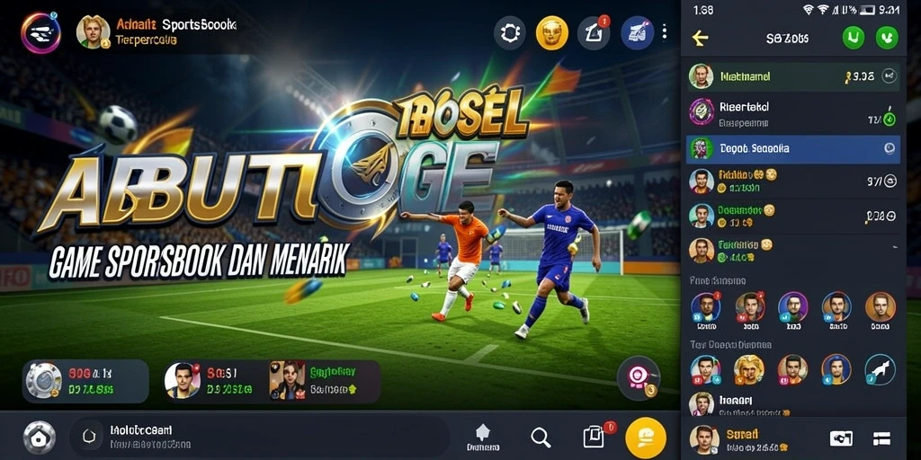 Tampilan permainan ABUTOGEL yang menarik dan interaktif.