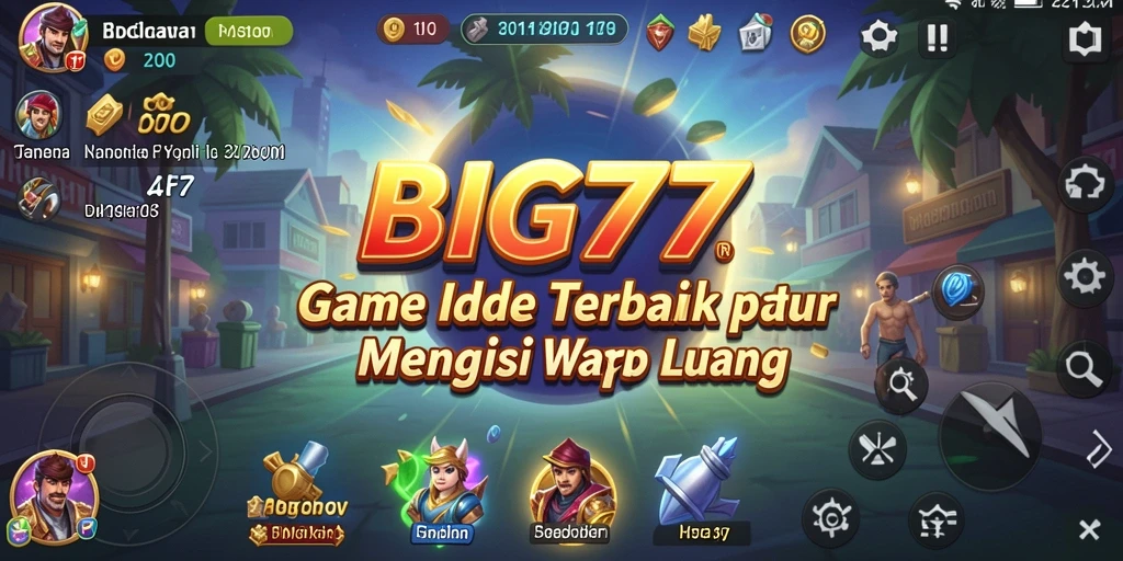Tampilan gameplay <strong>BIG77</strong> yang memukau dalam suasana santai.