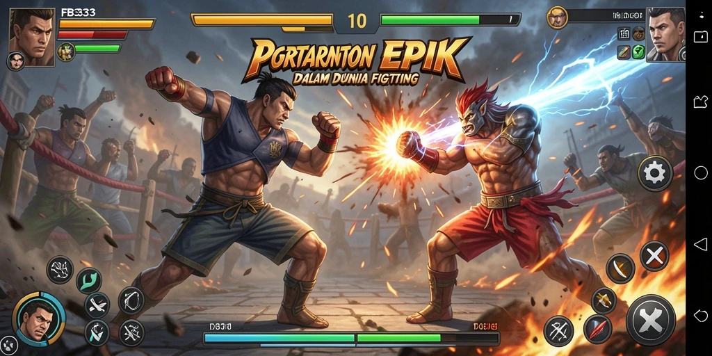 Tampilan menarik dari pertarungan dalam FB333 yang sangat mendebarkan.