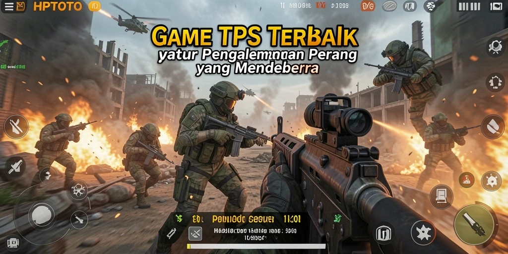 Tangkapan layar HPTOTO menampilkan aksi mendebarkan di medan perang TPS.