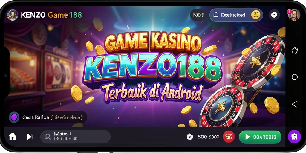 Tampilan gameplay menarik dari KENZO188 dengan dealer langsung dan berbagai permainan kasino.