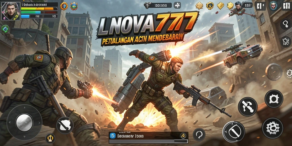 Tampilan gameplay mendebarkan dari LNOVA777 dengan aksi yang intens.