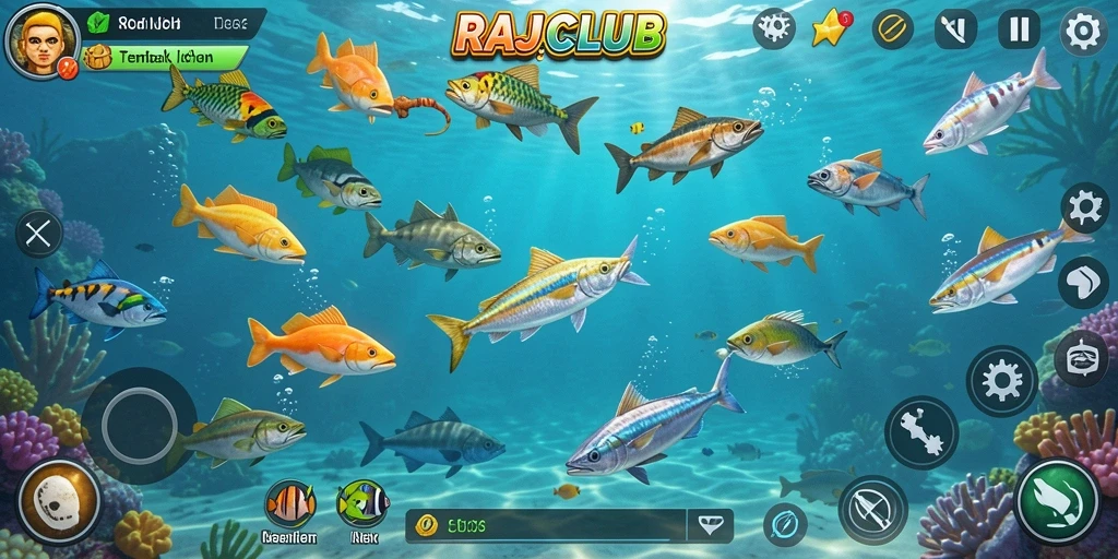 Tampilan gameplay Tembak Ikan yang memukau dan mengasyikkan.
