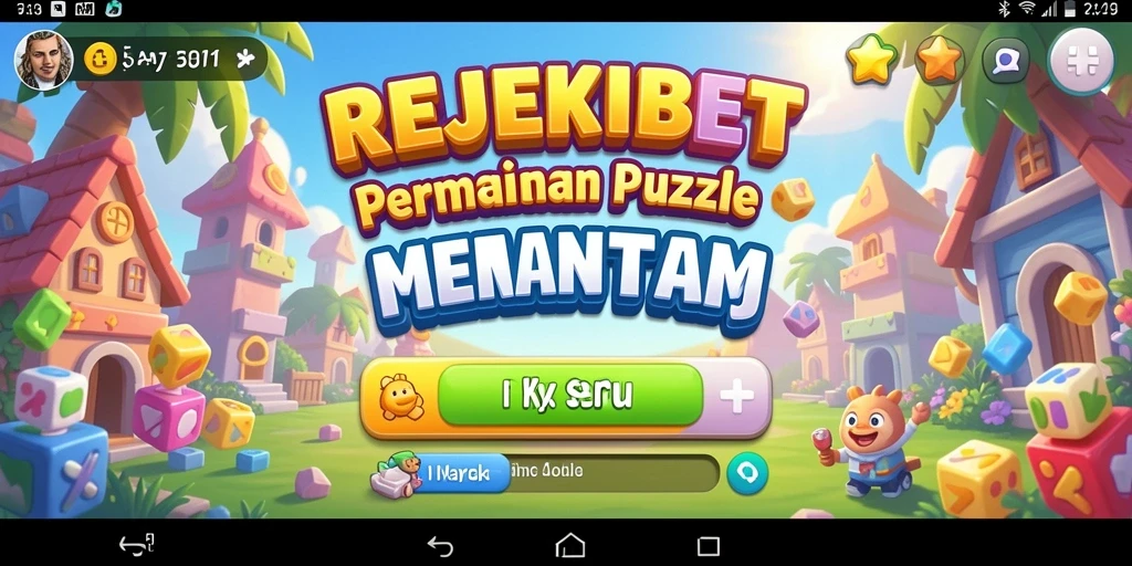 Tampilan gameplay REJEKIBET dengan teka-teki menarik.