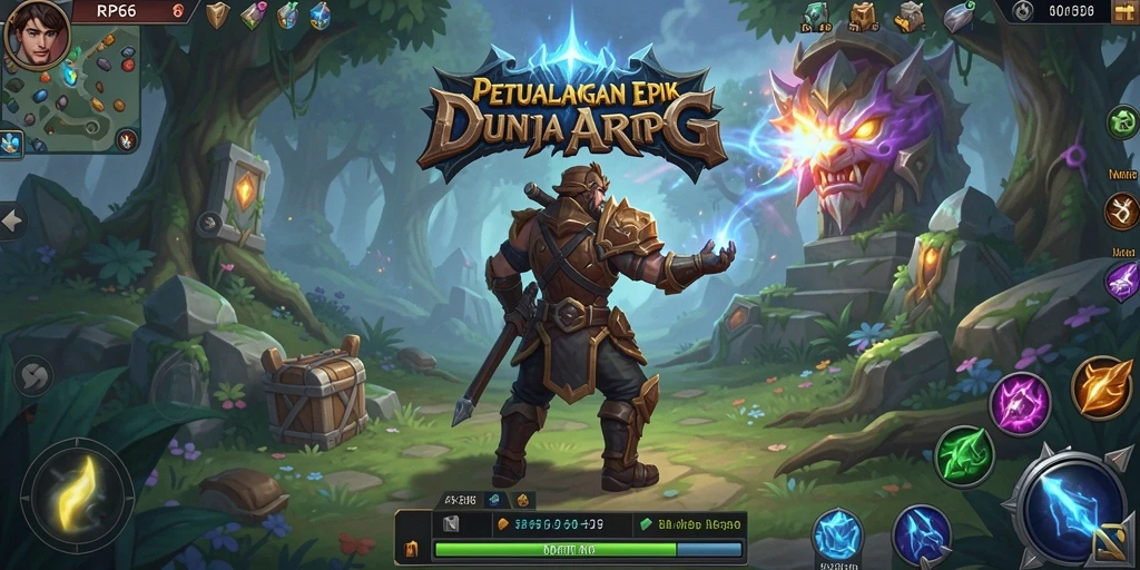 Gameplay seru RP66 dengan karakter dan pertarungan yang dinamis.