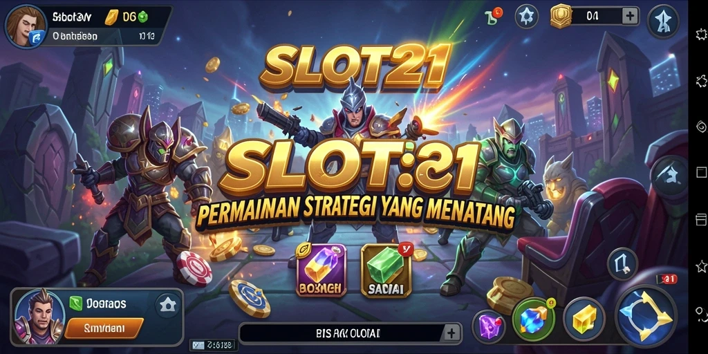 Tampilan gameplay SLOT21 yang menantang dan mendebarkan.