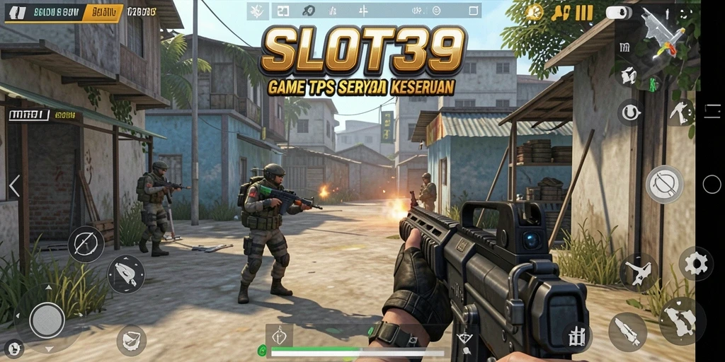 Screenshot menampilkan gameplay seru dari SLOT39 dengan aksi TPS yang mendebarkan.
