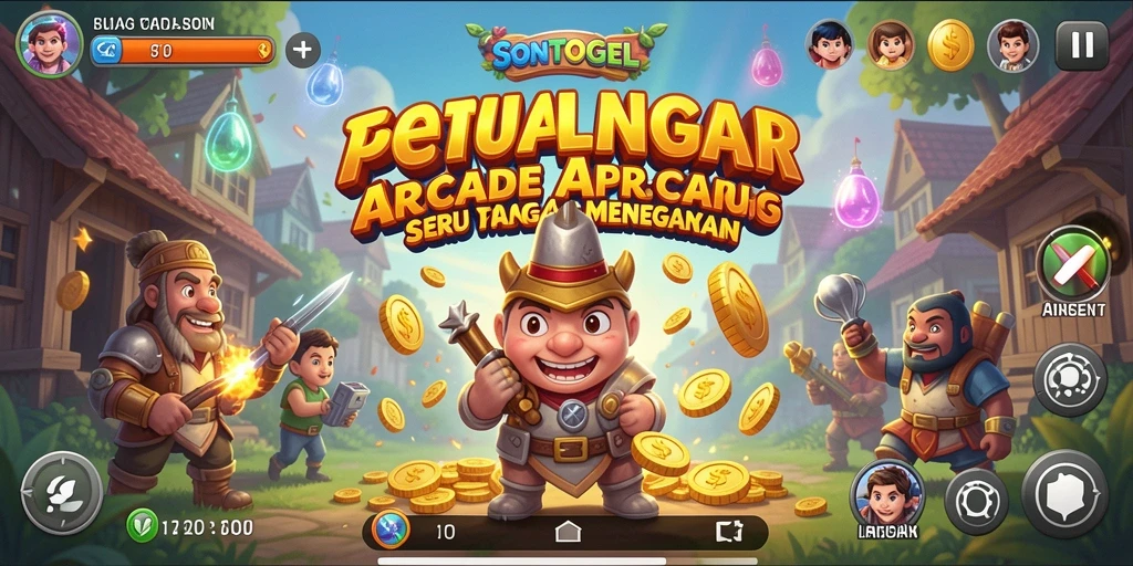 Tampilan gameplay seru dan menegangkan dari SONTOGEL