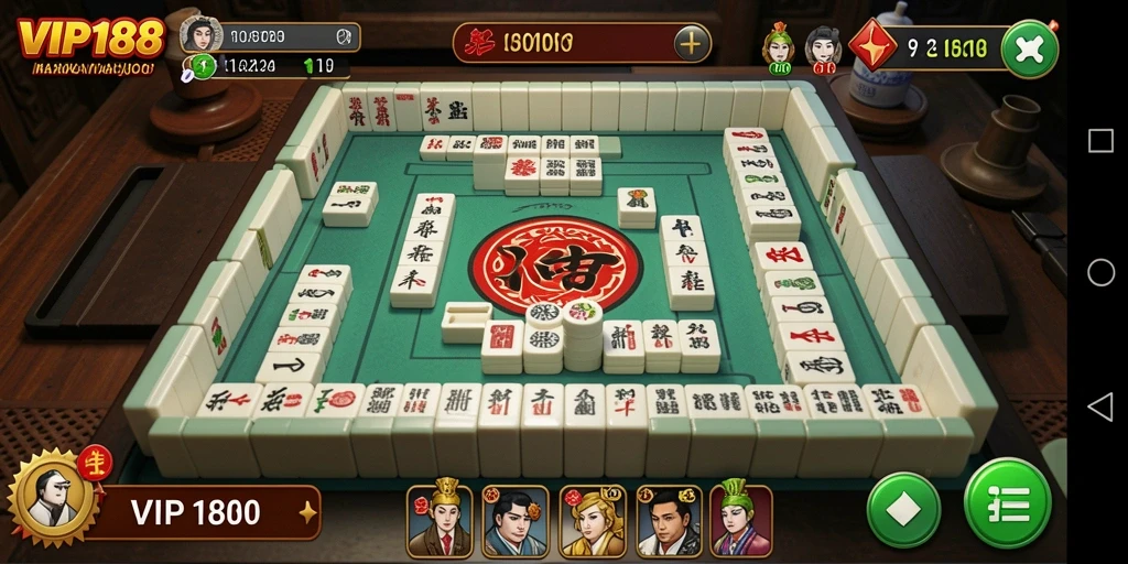 Tampilan gameplay Mahjong yang seru dan menarik dari VIP188.